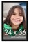 Classic Modern Grey Picture Frame - UV Acrylic, Foam Board Backing, Hanging Hardware